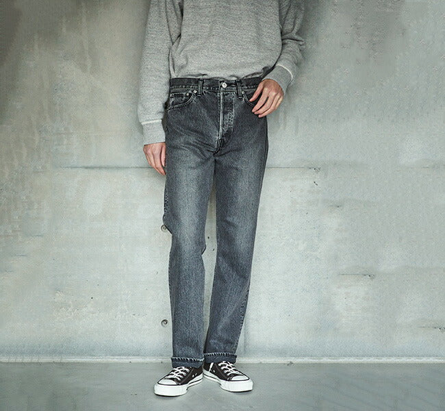 orSlow 105 90's 5POCKET BLACK DENIM STONE WASH