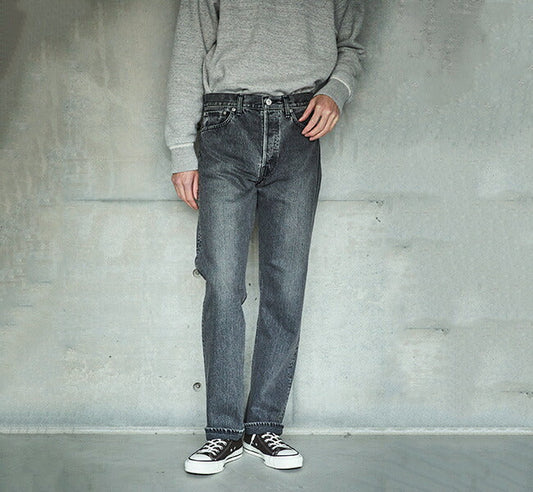 orSlow 105 90's 5POCKET BLACK DENIM STONE WASH