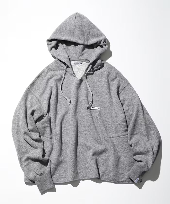 CAHLUMN Wool Cotton Loop Back Sweat Hoodie