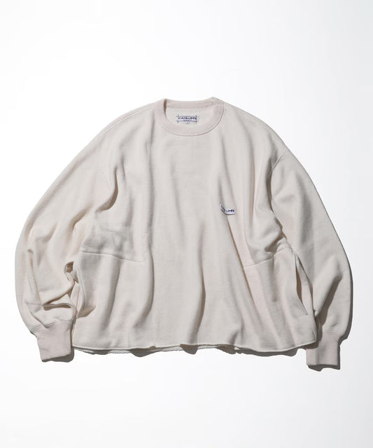 CAHLUMN Wool Cotton Loop Back Sweatshirt