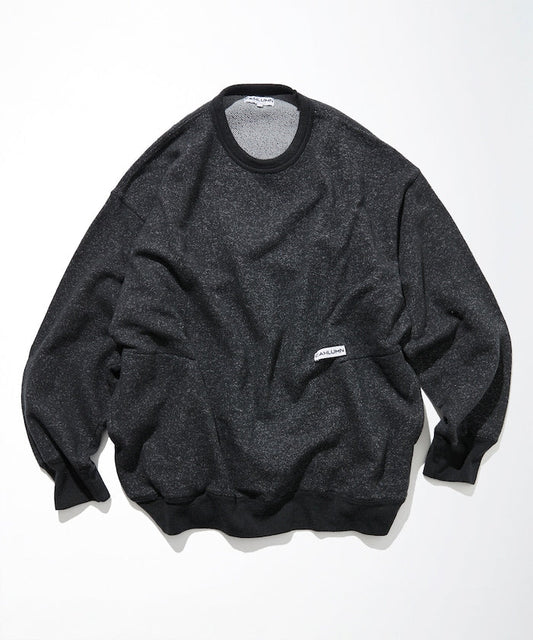 CAHLUMN Merino Wool＋Cotton Loop Back heather Sweatshirt