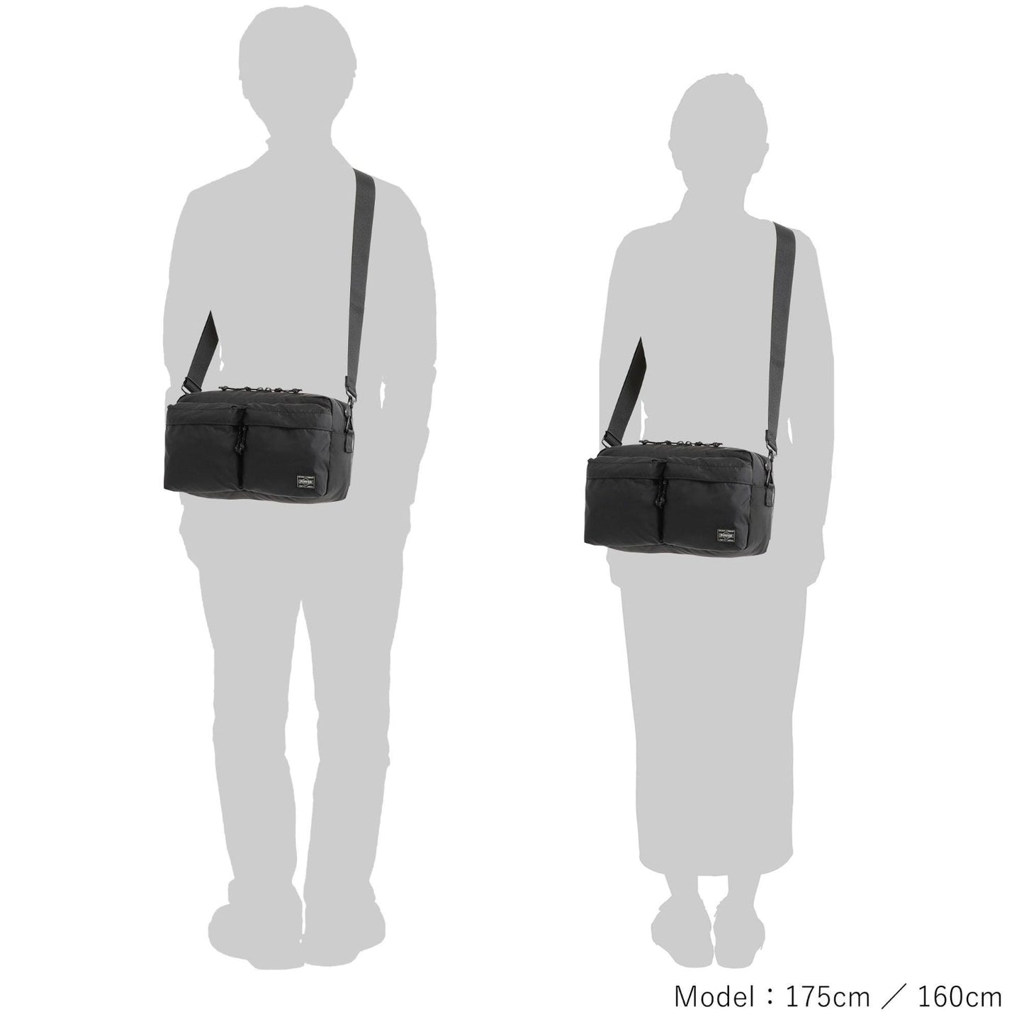 PORTER FORCE 2WAY WAIST BAG