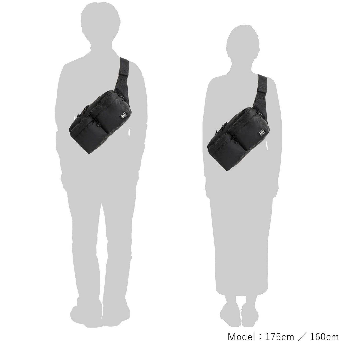 PORTER FORCE 2WAY WAIST BAG