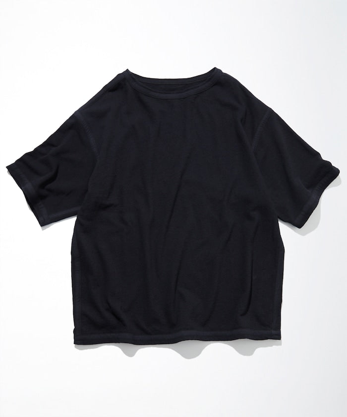 CAHLUMN Boat Neck French Terry T-Shirt
