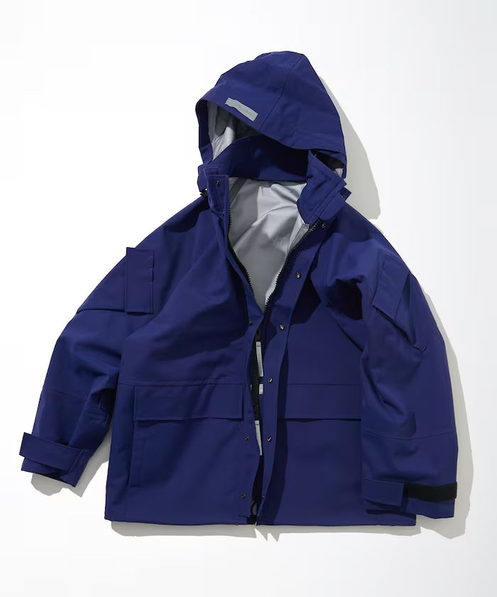 CAHLUMN Magazine Pocket 3 Layers Parka