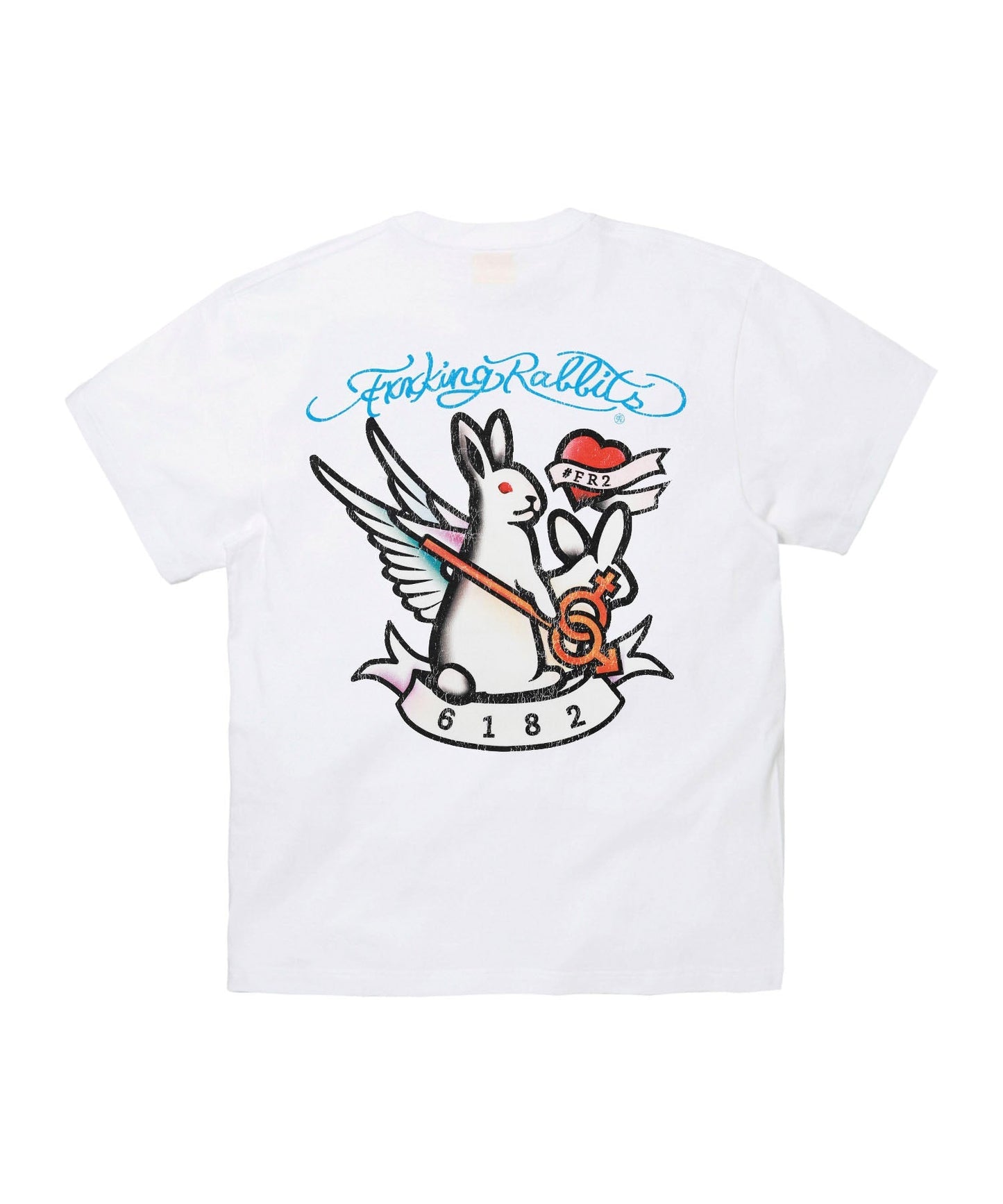 #FR2 Rabbits Tattoo Garment Dye T-shirt