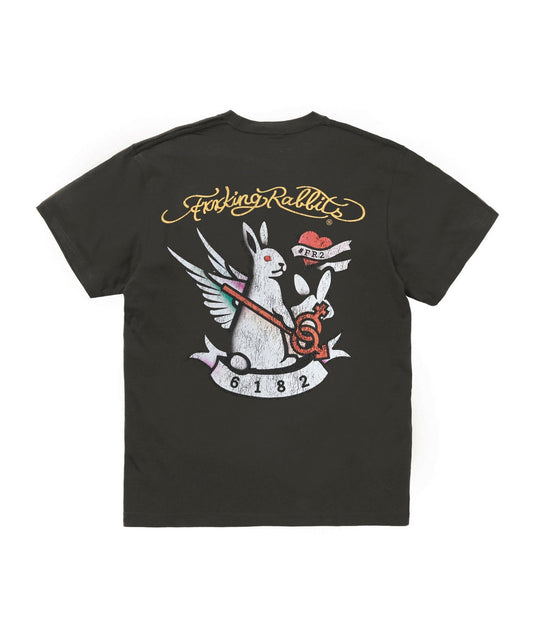 #FR2 Rabbits Tattoo Garment Dye T-shirt