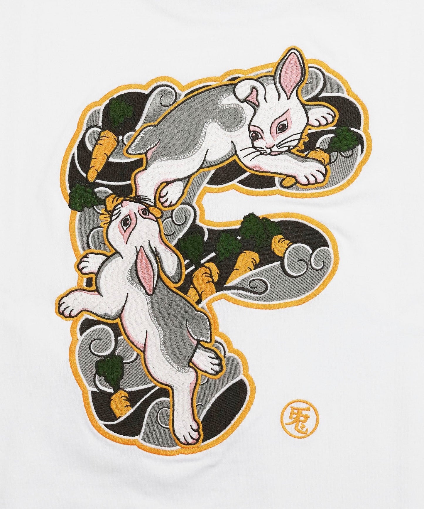 #FR2 Embroidery F Mark T-shirt