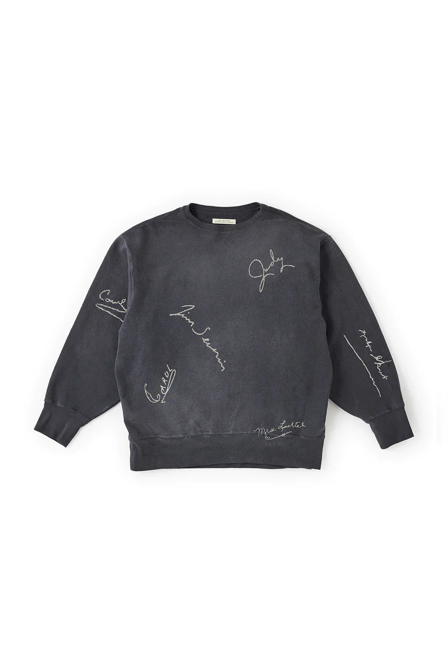 OLD JOE & CO. PATINA COTTON SWEAT CREW-NECK (memorial embroidery) - 231OJ-CT14