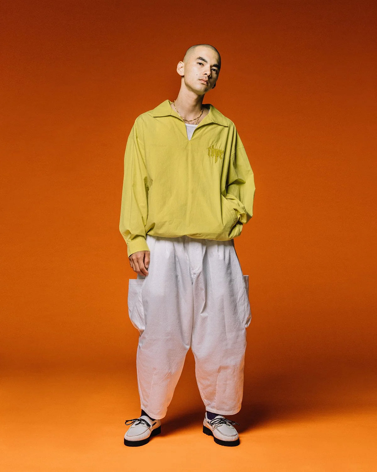 TIGHTBOOTH SEERSUCKER CROPPED CARGO PANTS