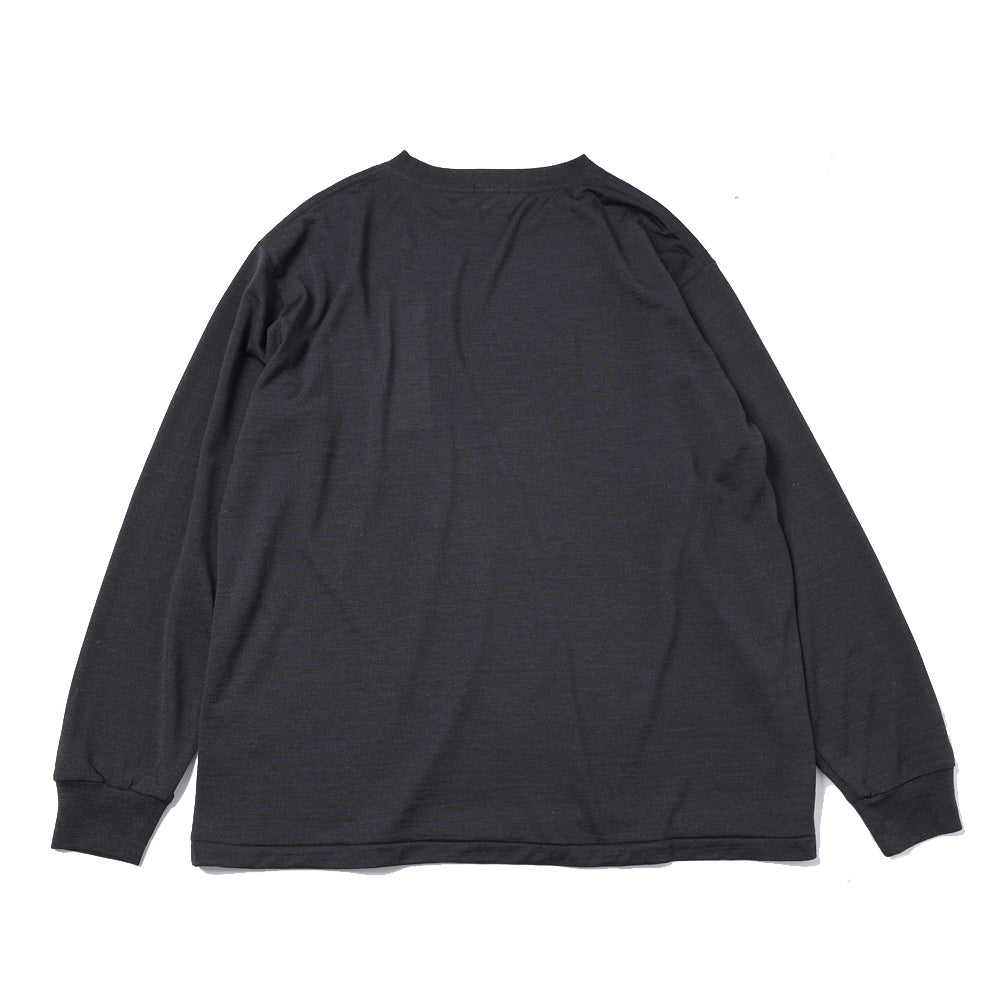COMOLI Summer Wool Long Sleeve T-shirt