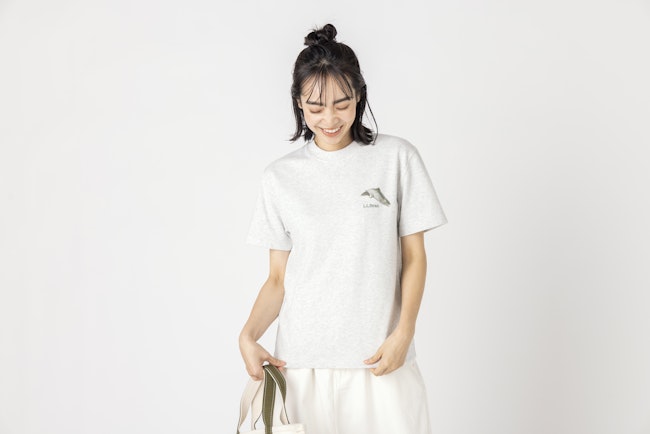 L.L.Bean JAPAN EDITION Women's Bean's 1980 Short-Sleeve Catalog Trout Tee