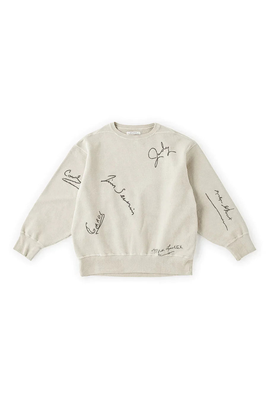 OLD JOE & CO. PATINA COTTON SWEAT CREW-NECK (memorial embroidery) - 231OJ-CT14