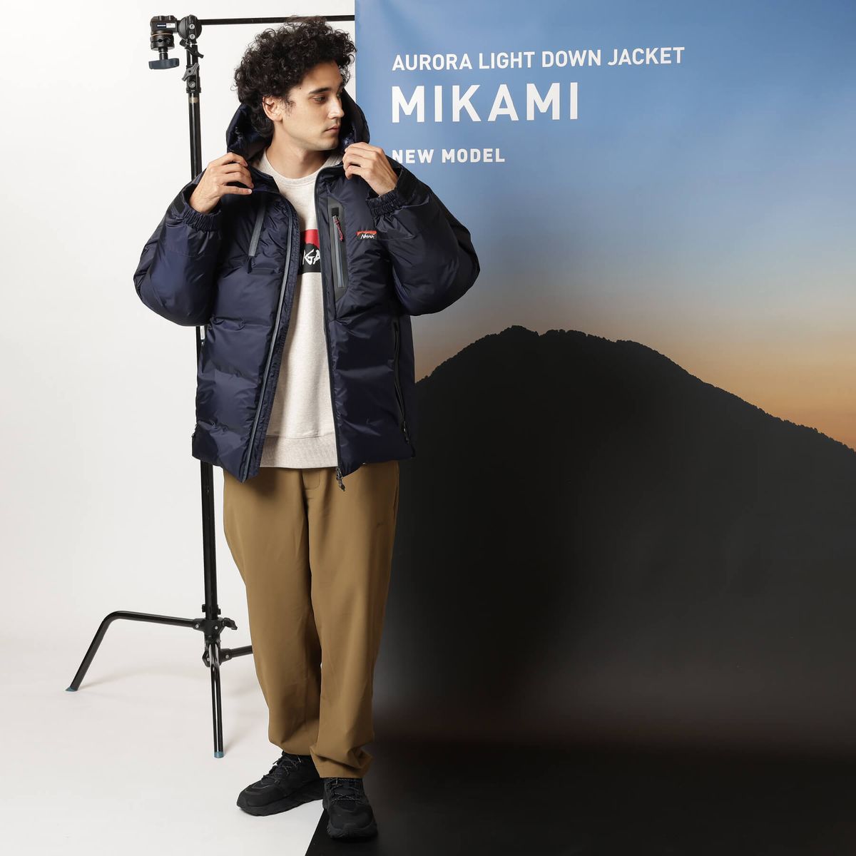 NANGA AURORA LIGHT DOWN JACKET MIKAMI