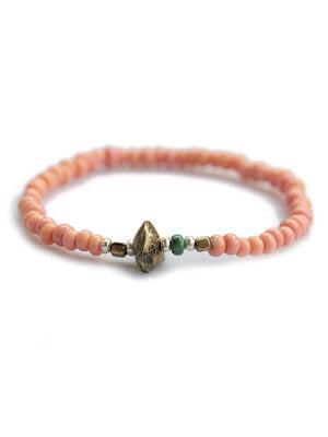 SunKu Antique Beads Bracelet Baby Pink LTD-001