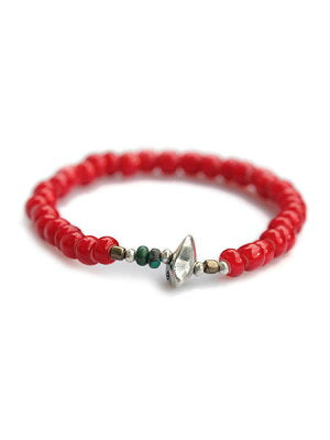 SunKu 39 White Heart Beads Bracelet SK-001