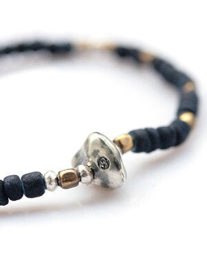 SunKu 39 Indigo Dye Beads Bracelet SK-013