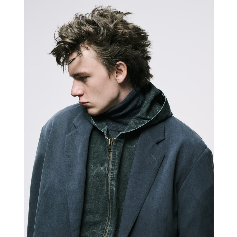 A.PRESSE Vintage US Navy Zip Hoodie