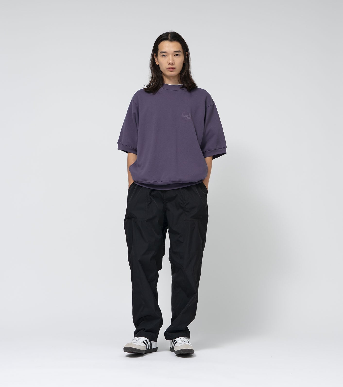 THE NORTH FACE PURPLE LABEL 11oz Field Short Sleeve Sweatshirt