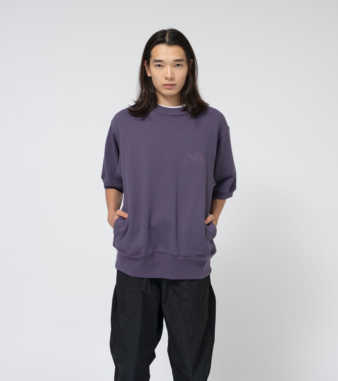 THE NORTH FACE PURPLE LABEL 11oz Field Short Sleeve Sweatshirt