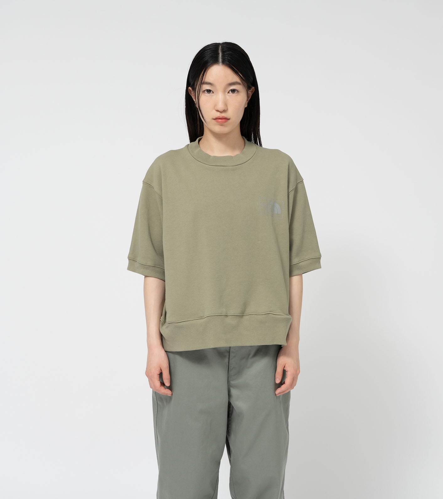 THE NORTH FACE PURPLE LABEL 11oz Field Short Sleeve Sweatshirt