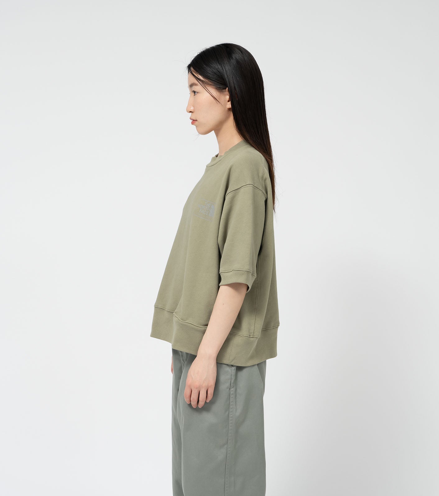 THE NORTH FACE PURPLE LABEL 11oz Field Short Sleeve Sweatshirt