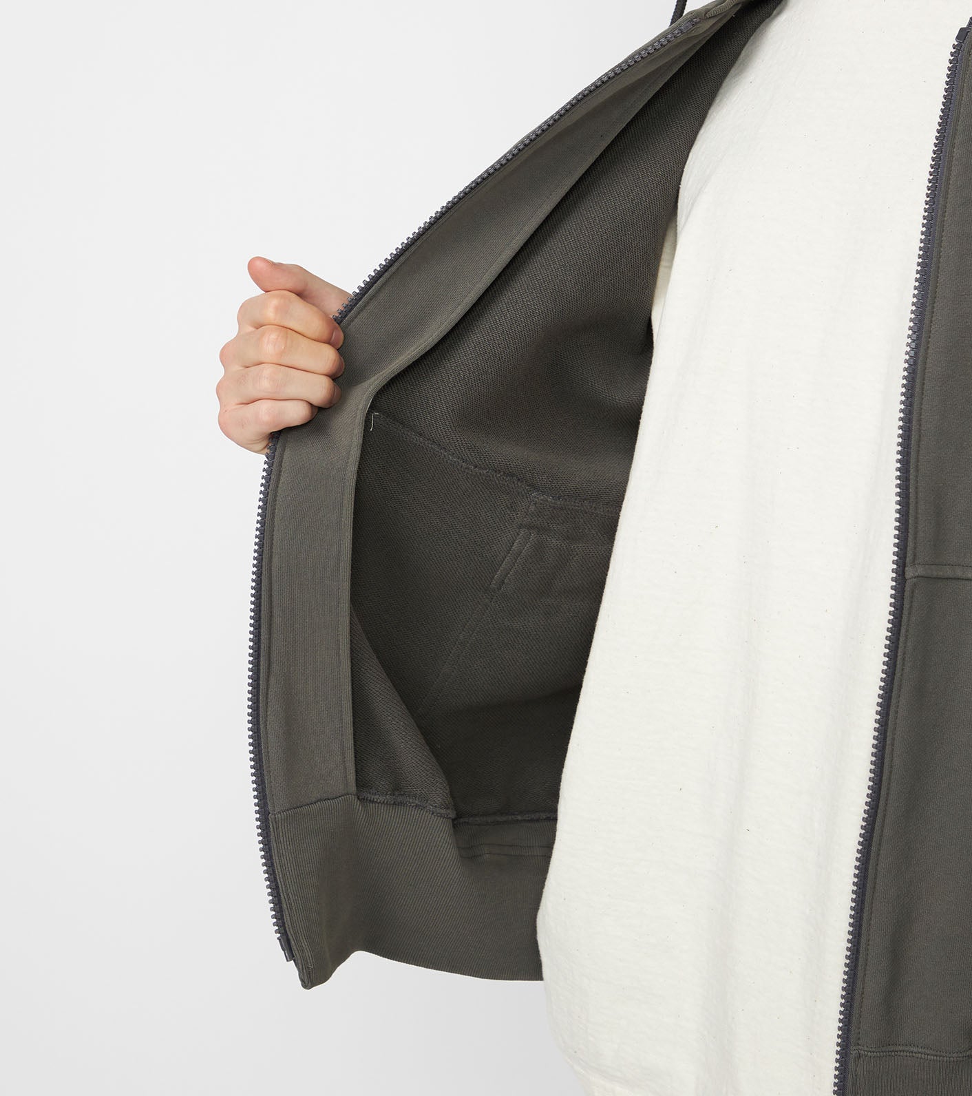 THE NORTH FACE Purple Label 11oz Zip Up Hoodie