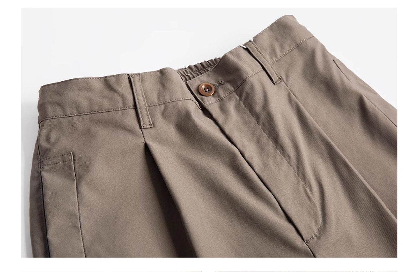 Burcs Single Tuck Cropped Slack