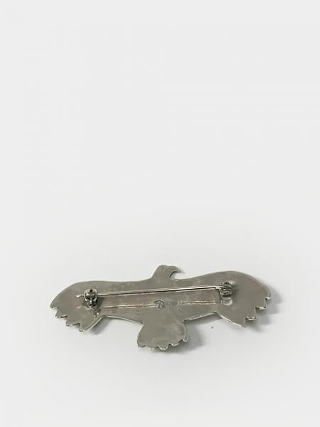 LARRY SMITH FLYING EAGLE PIN TURQUOISE