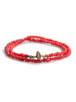 SunKu 39 White Heart Beads Anklet & Necklace SK-022