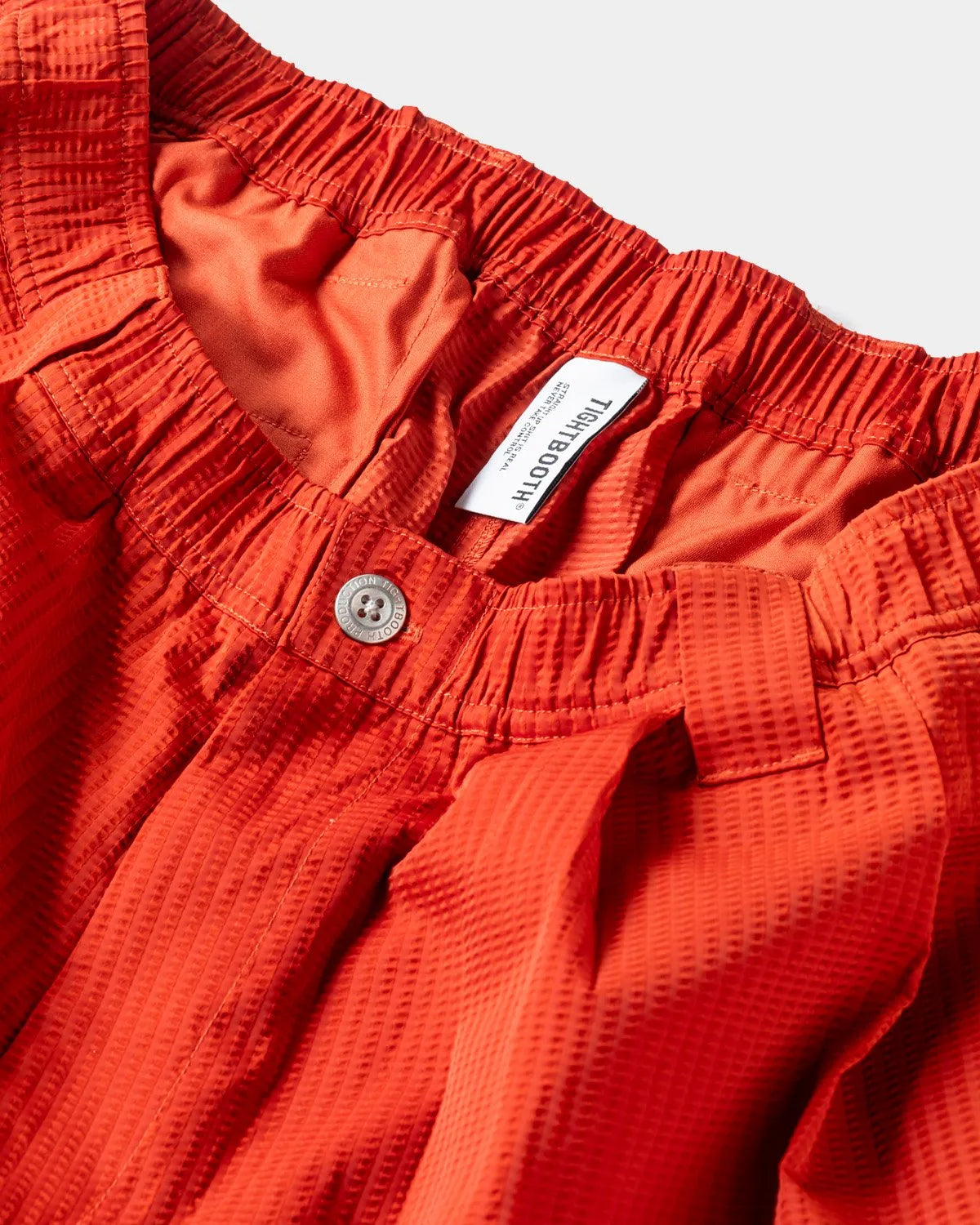 TIGHTBOOTH SEERSUCKER CROPPED CARGO PANTS