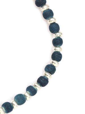 SunKu 39 Indigo & Silver Beads Bracelet SK-040