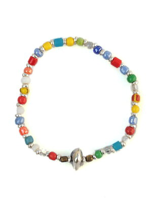 SunKu 39 Christmas & Silver Beads Bracelet SK-038