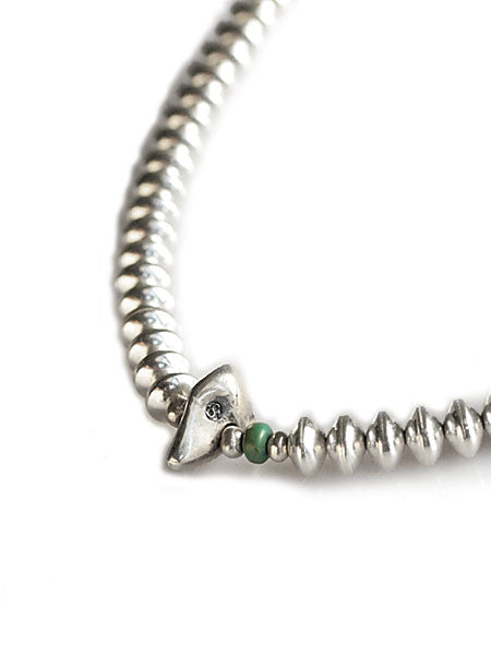 SunKu Large Silver Beaded Necklace SK-042