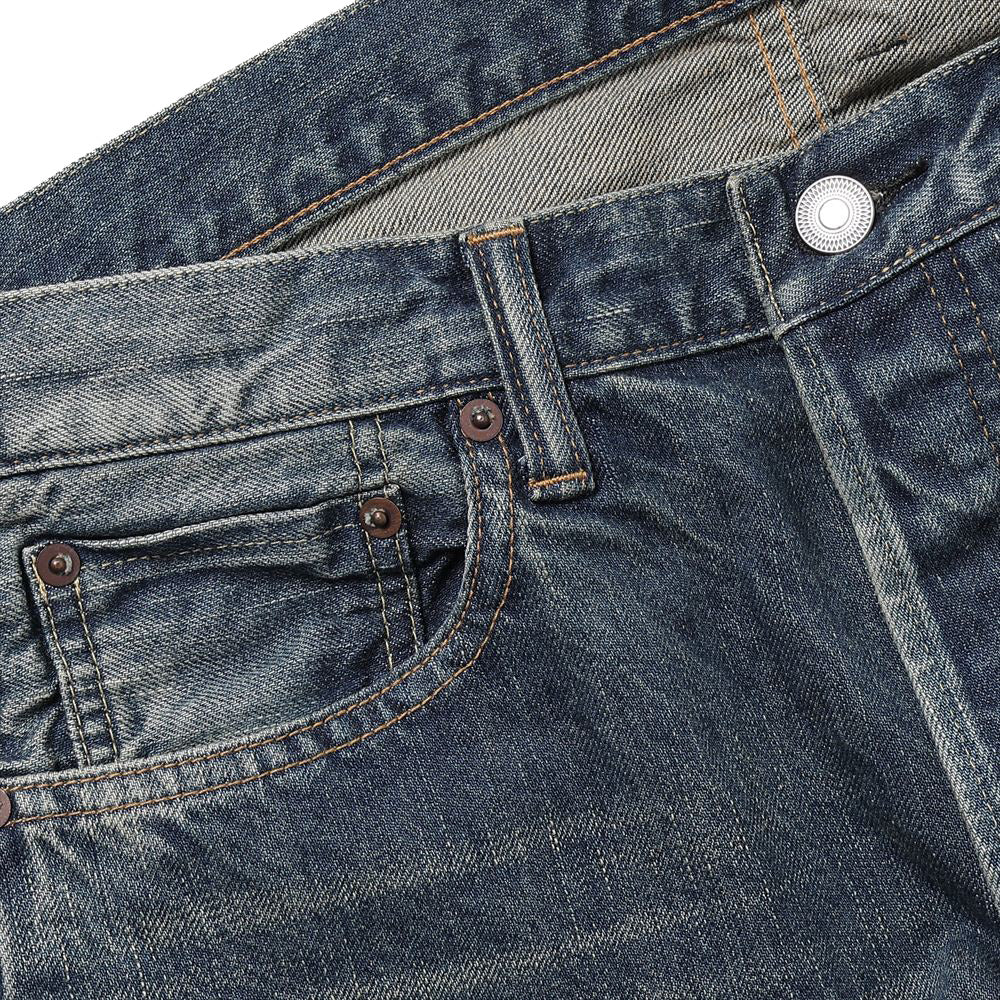 A.PRESSE Washed Denim Wide Pants