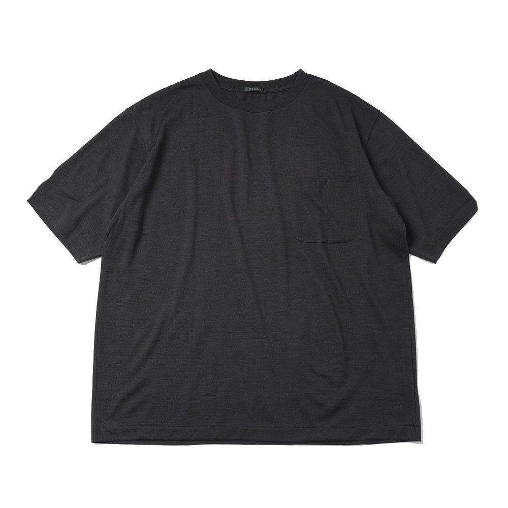 COMOLI Summer Wool Short Sleeve T-shirt