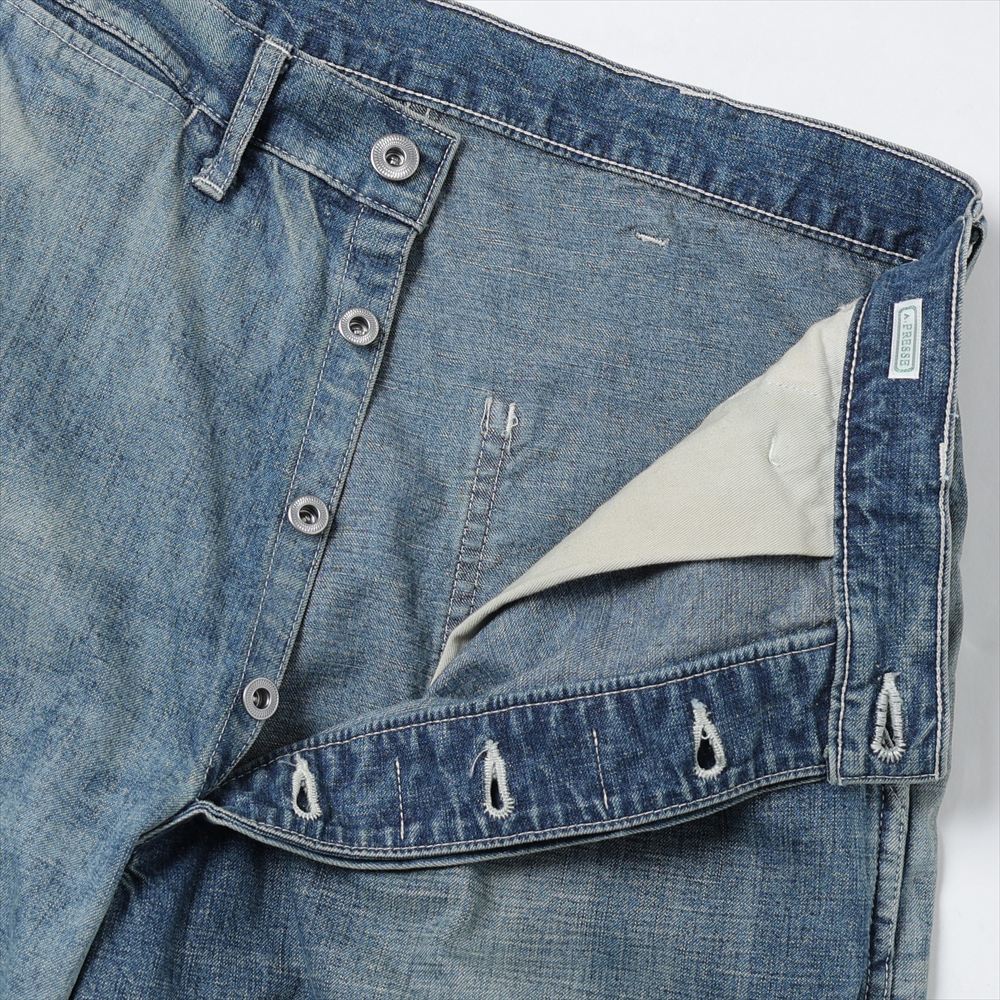 A.PRESSE US Army Dungaree Denim Trousers