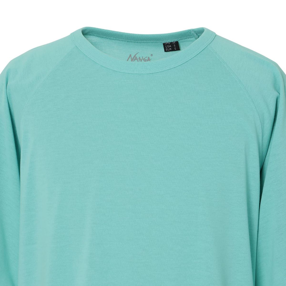 NANGA DRY MIX RAGRAN SLEEVE TEE