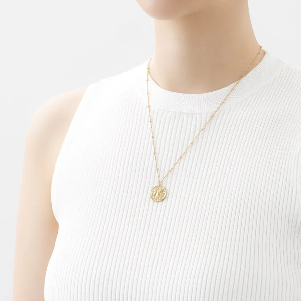 MARIHA Ancient Memories Necklace Athena/Angel (gold colored)