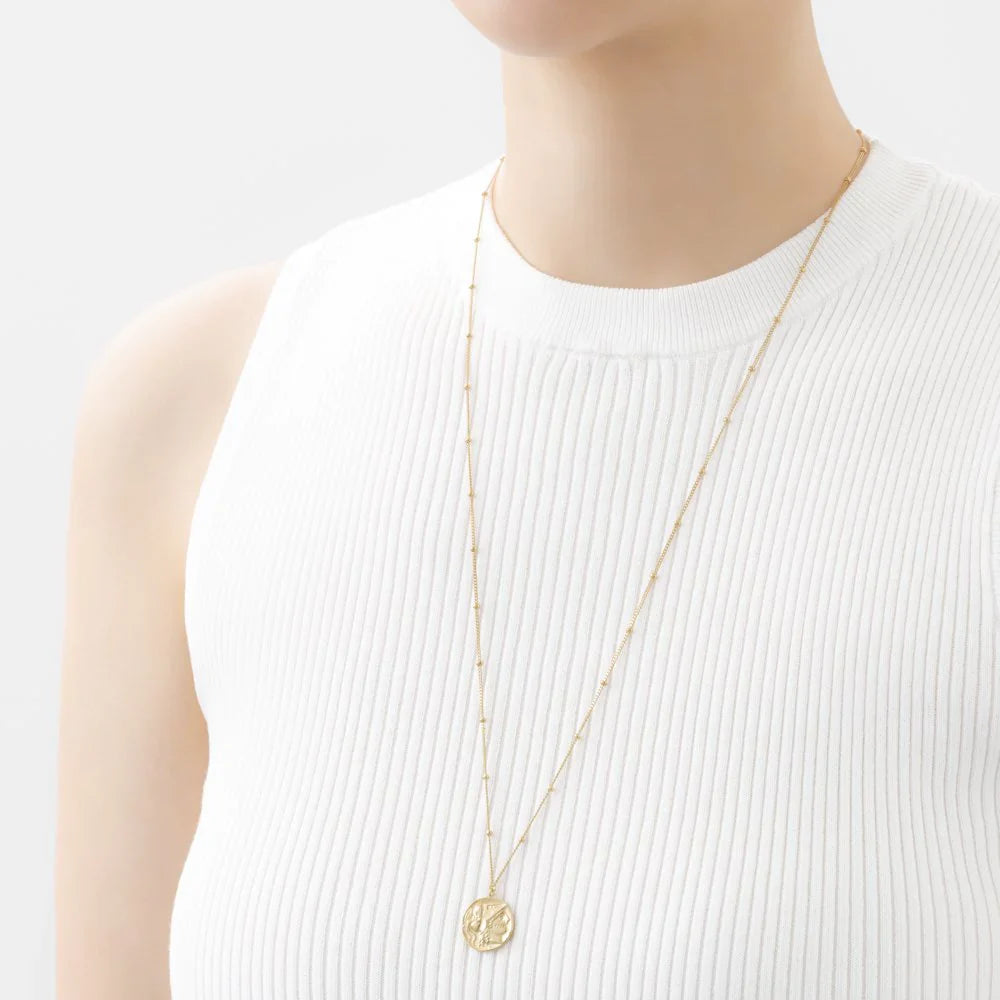 MARIHA Ancient Memories Necklace Athena/Angel (gold colored)