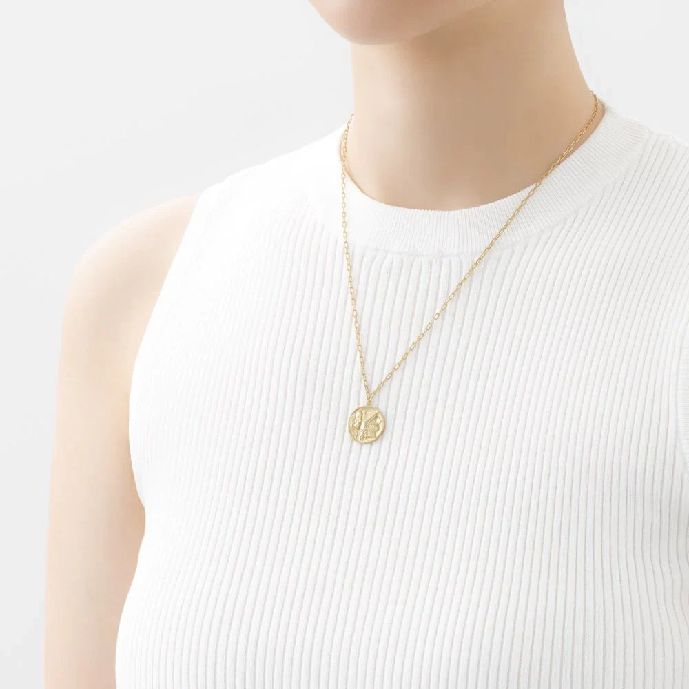 MARIHA Ancient Memories Necklace Athena/Angel (gold colored)