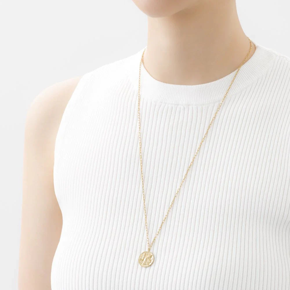 MARIHA Ancient Memories Necklace Athena/Angel (gold colored)