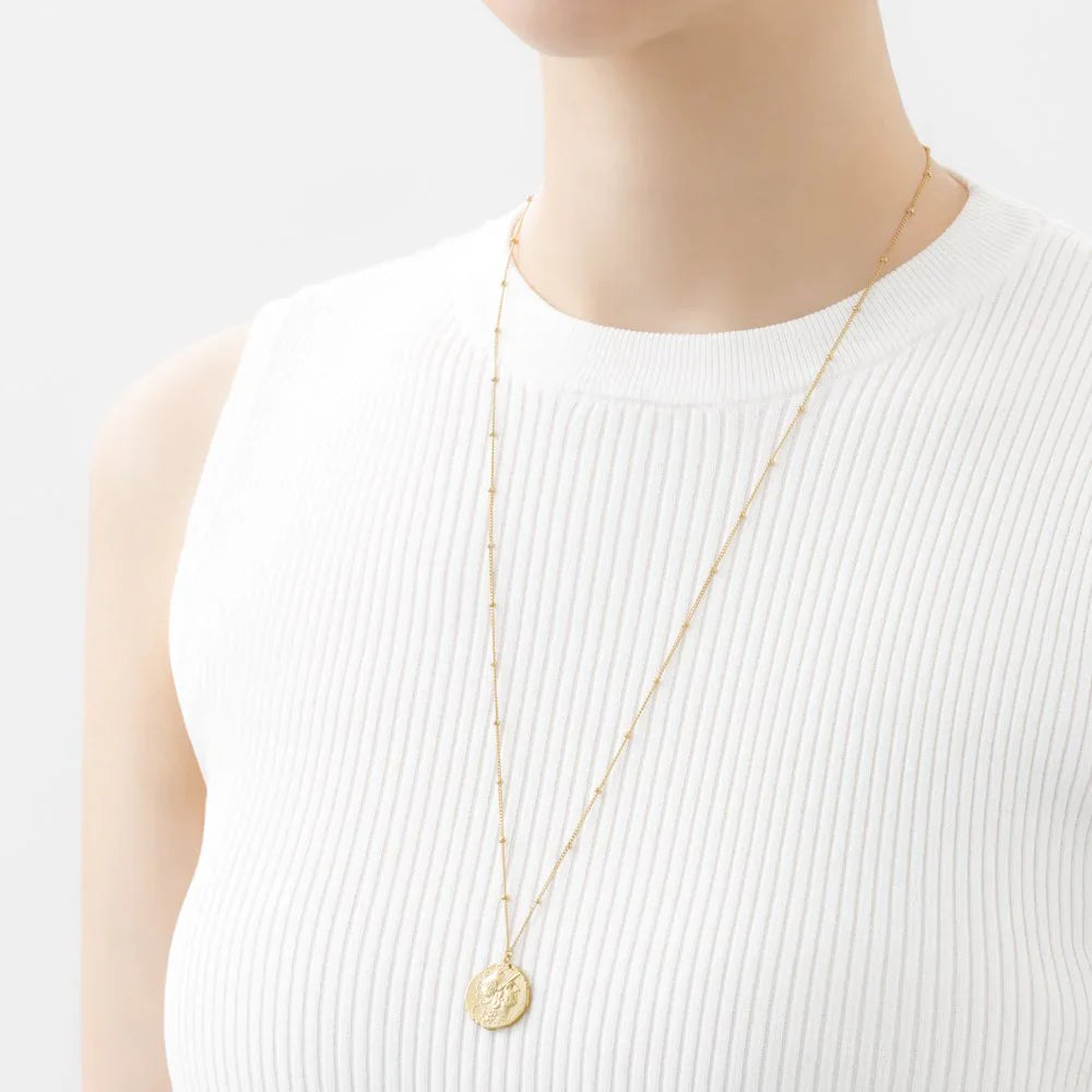MARIHA Ancient Memories Necklace Athena/Warriors (gold colored)