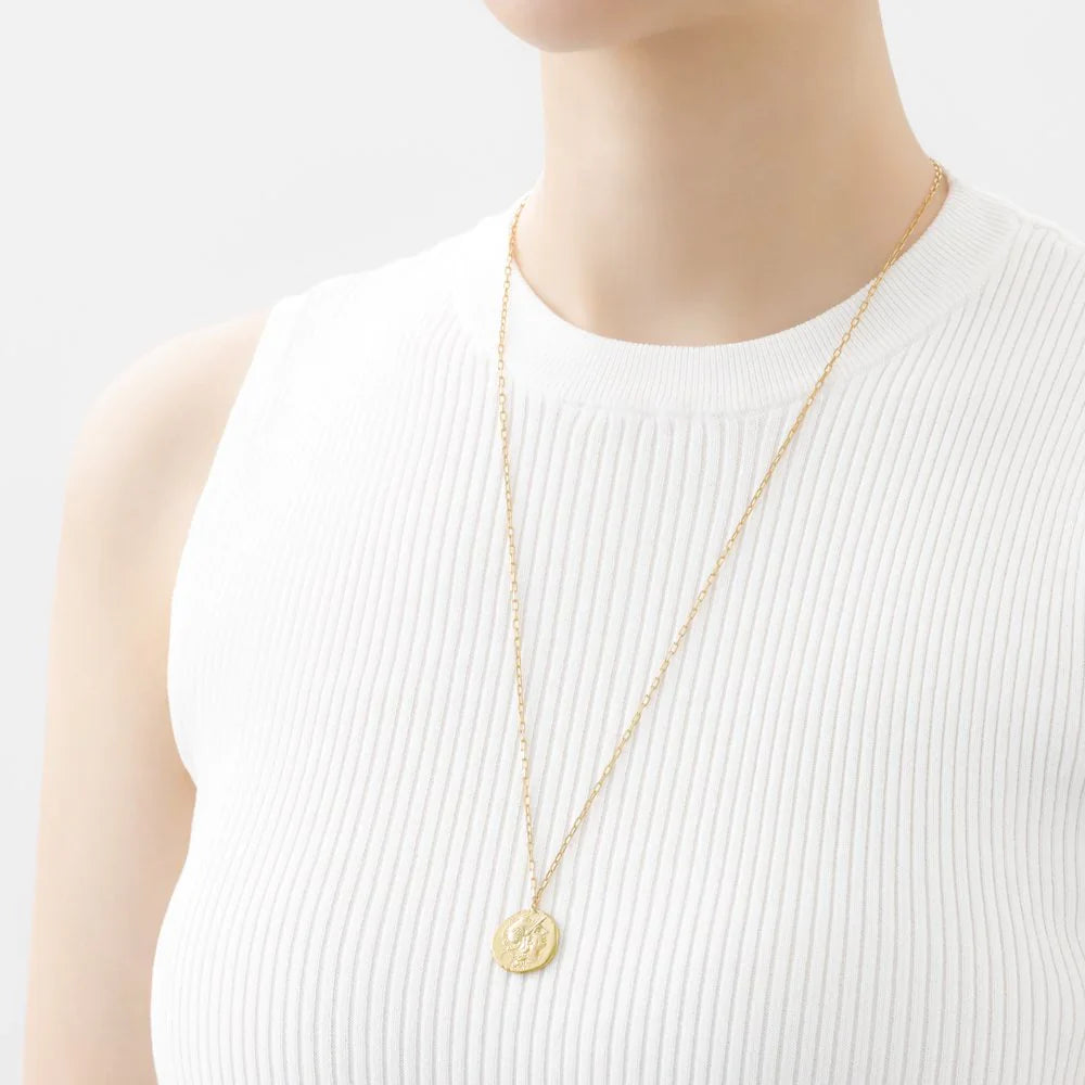 MARIHA Ancient Memories Necklace Athena/Warriors (gold colored)