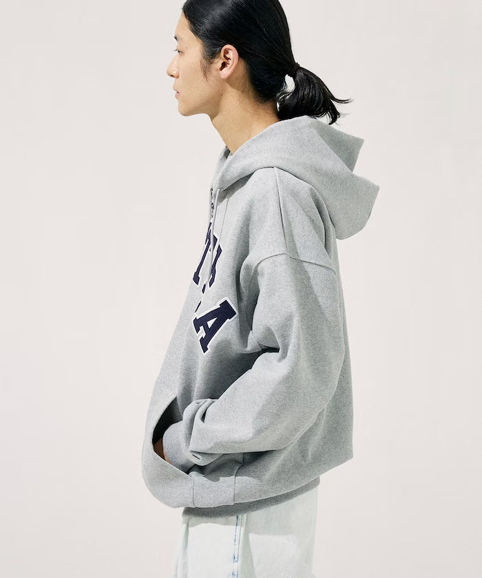 NAUTICA JAPAN Arch Logo Sweat Zip Hoodie