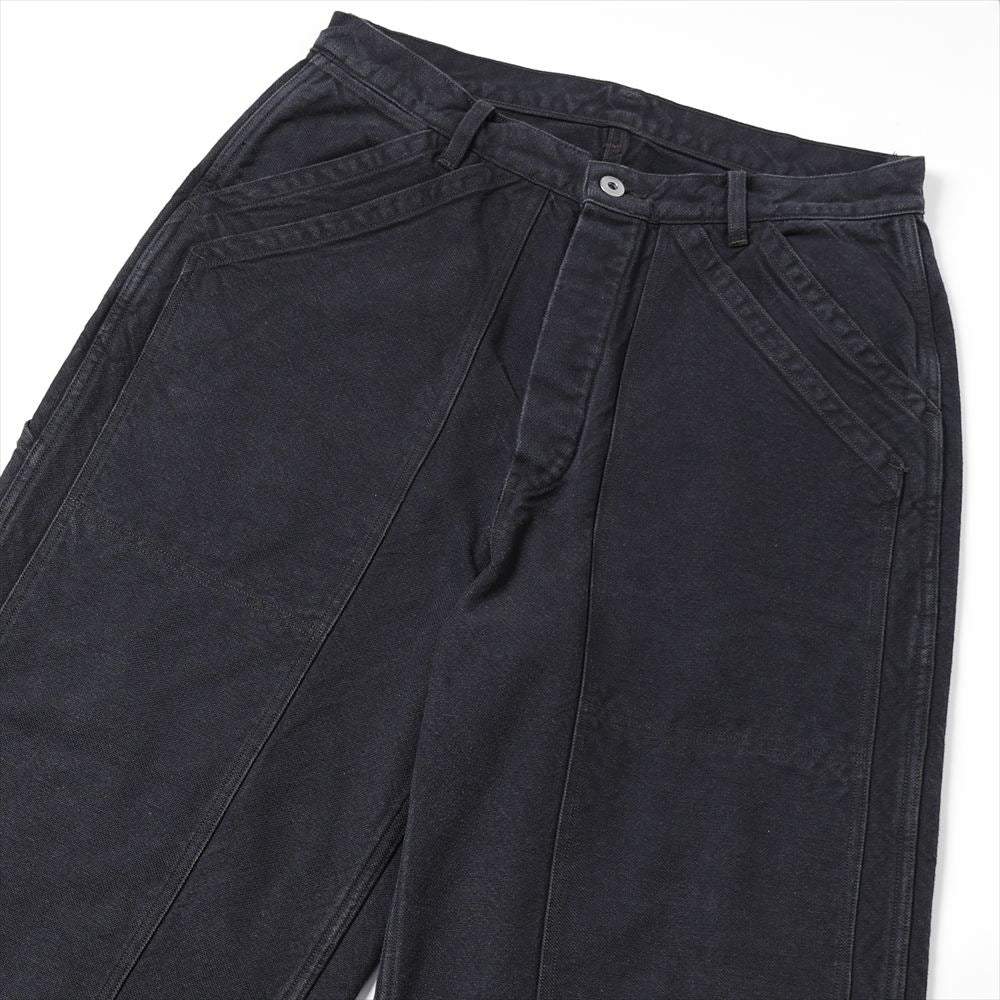 A.PRESSE Vintage Silk Hemp Double Knee Pants