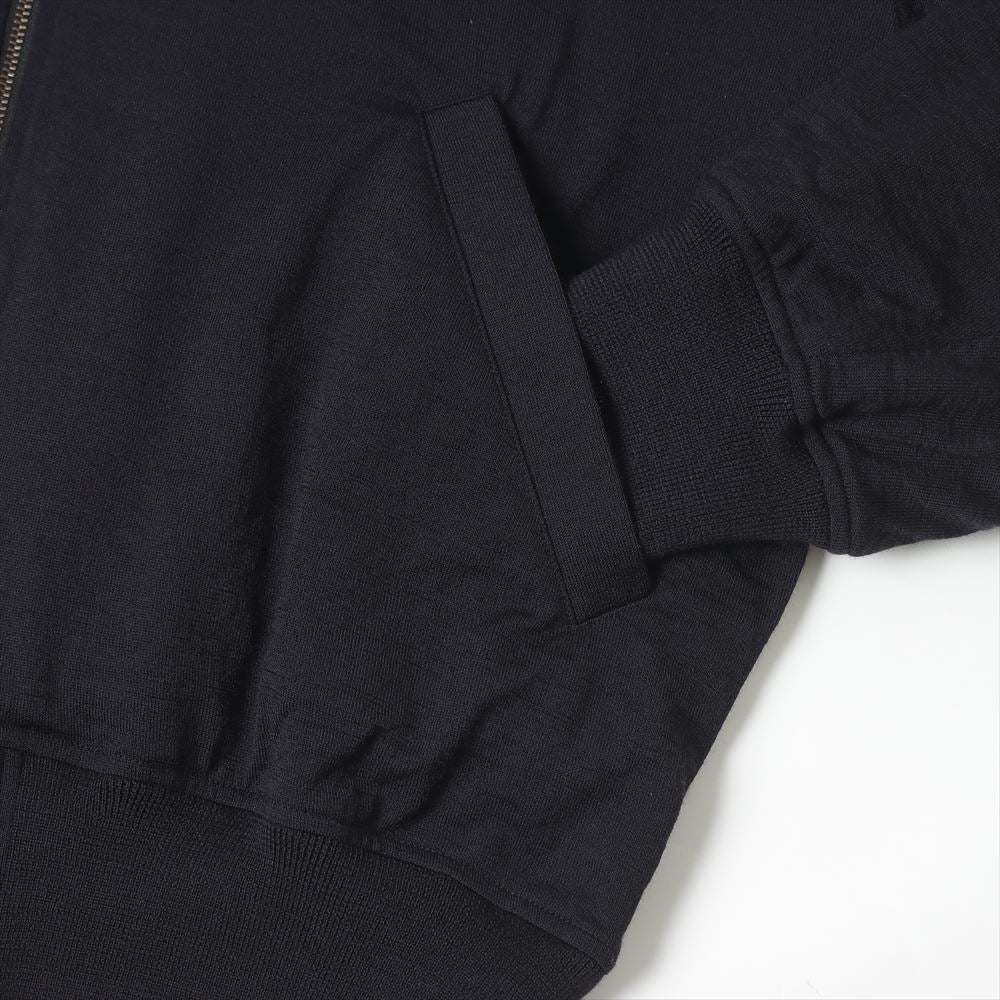 COMOLI Wool Knit Zip Blouson