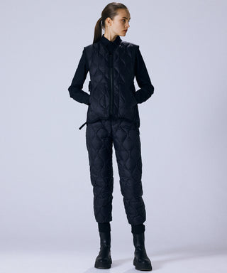 TAION MILITARY V NECK W-ZIP DOWN VEST (SOFT SHELL)