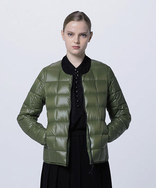 TAION CREW NECK W-ZIP DOWN JKT