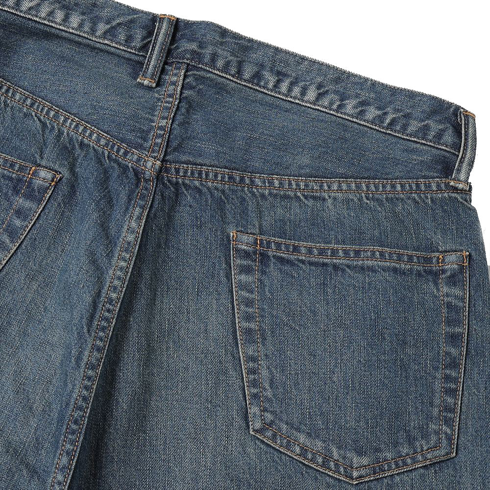 A.PRESSE Washed Denim Wide Pants